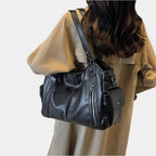 NOEMIE | Classic Leather Tote Bag