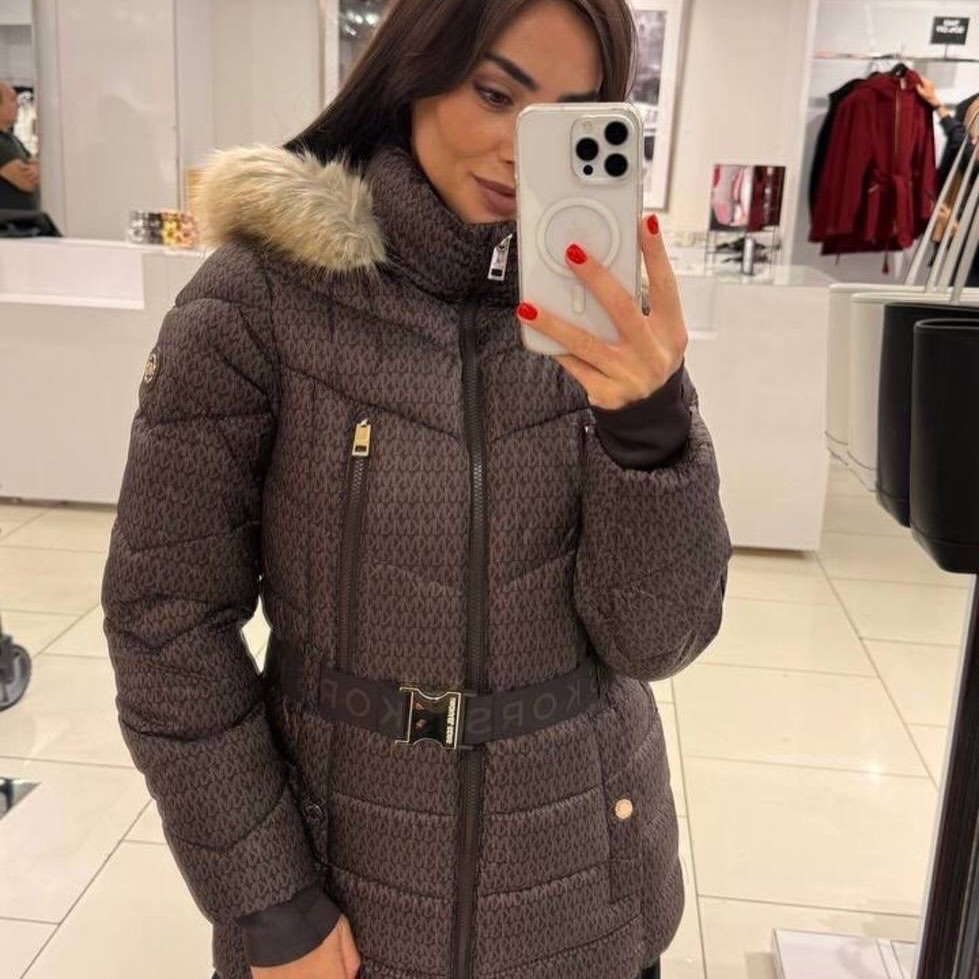 MK Pufferjacke mit Gürtel