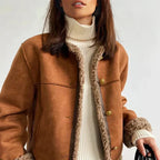 Carla| WARME UND RAFFINIERTE LEDERJACKE